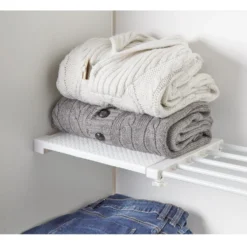 Étagère amovible extensible blanche 38/55 cm