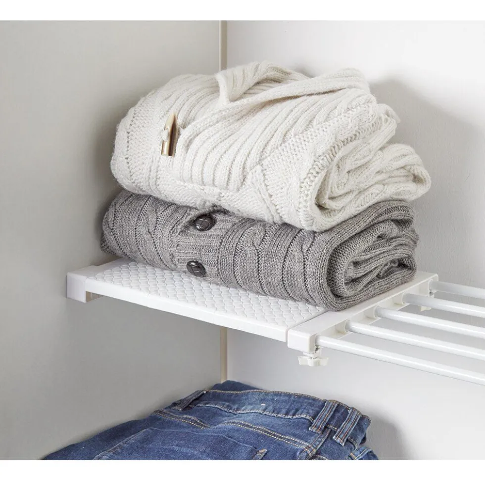 Étagère amovible extensible blanche 38/55 cm