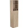 Étagère bar pliable en bois Luffi 131,5x43xH180cm