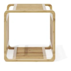 Étagère 1 case Macao bambou naturel - L.33xP.33xH.33 cm