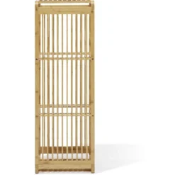 Étagère 3 cases Macao bambou naturel - L.33xP.33xH.96cm