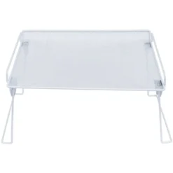 Étagère de rangement superposable blanche