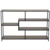 Étagère en bois 5 niveaux Luffi effet stratifié 116x30xH76cm