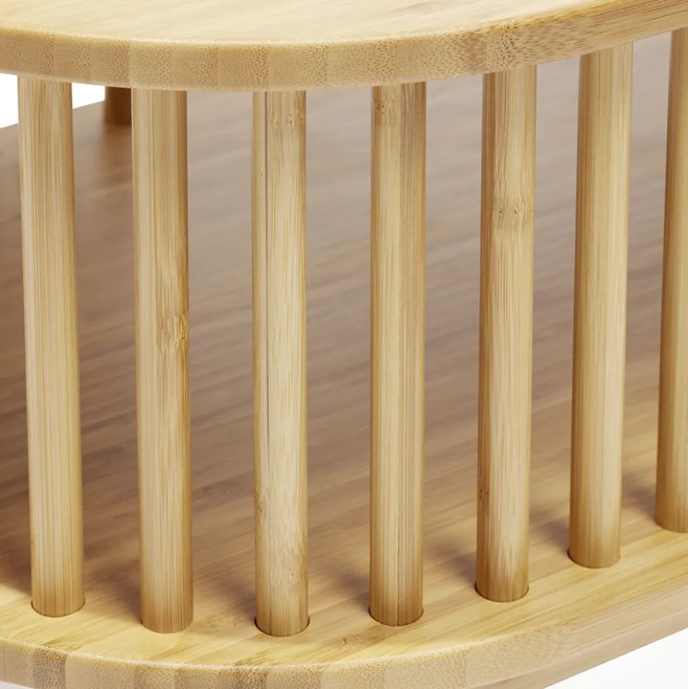 Étagère Gaïa bambou naturel - L80xP30xH120cm