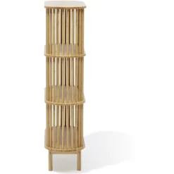 Étagère Gaïa bambou naturel - L80xP30xH120cm