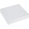 Étagère murale carrée bois blanc
