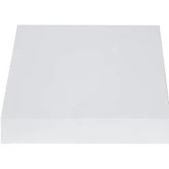 Étagère murale carrée bois blanc