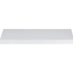 Étagère murale rectangulaire bois blanc
