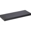 Étagère murale rectangulaire bois noir