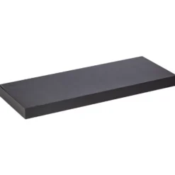 Étagère murale rectangulaire bois noir
