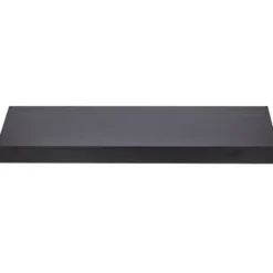 Étagère murale rectangulaire bois noir