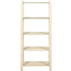 Étagère 5 niveaux en pin massif
