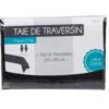 Taie de traversin noir