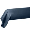 Taie de traversin 85x185cm 100% coton bleu marine