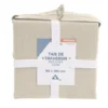 Taie de traversin 85x185cm 100% coton percale beige