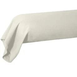 Taie de traversin 85x185cm polycoton beige