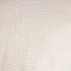 Taie d'oreiller carrée beige blanc imprimé croix X2