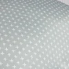 Taie d'oreiller carrée gris blanc imprimé croix x2