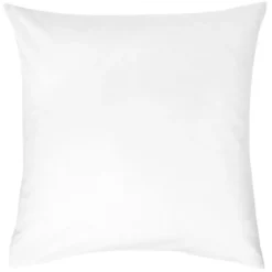 Taie d'oreiller finition droite blanche 63x63cm