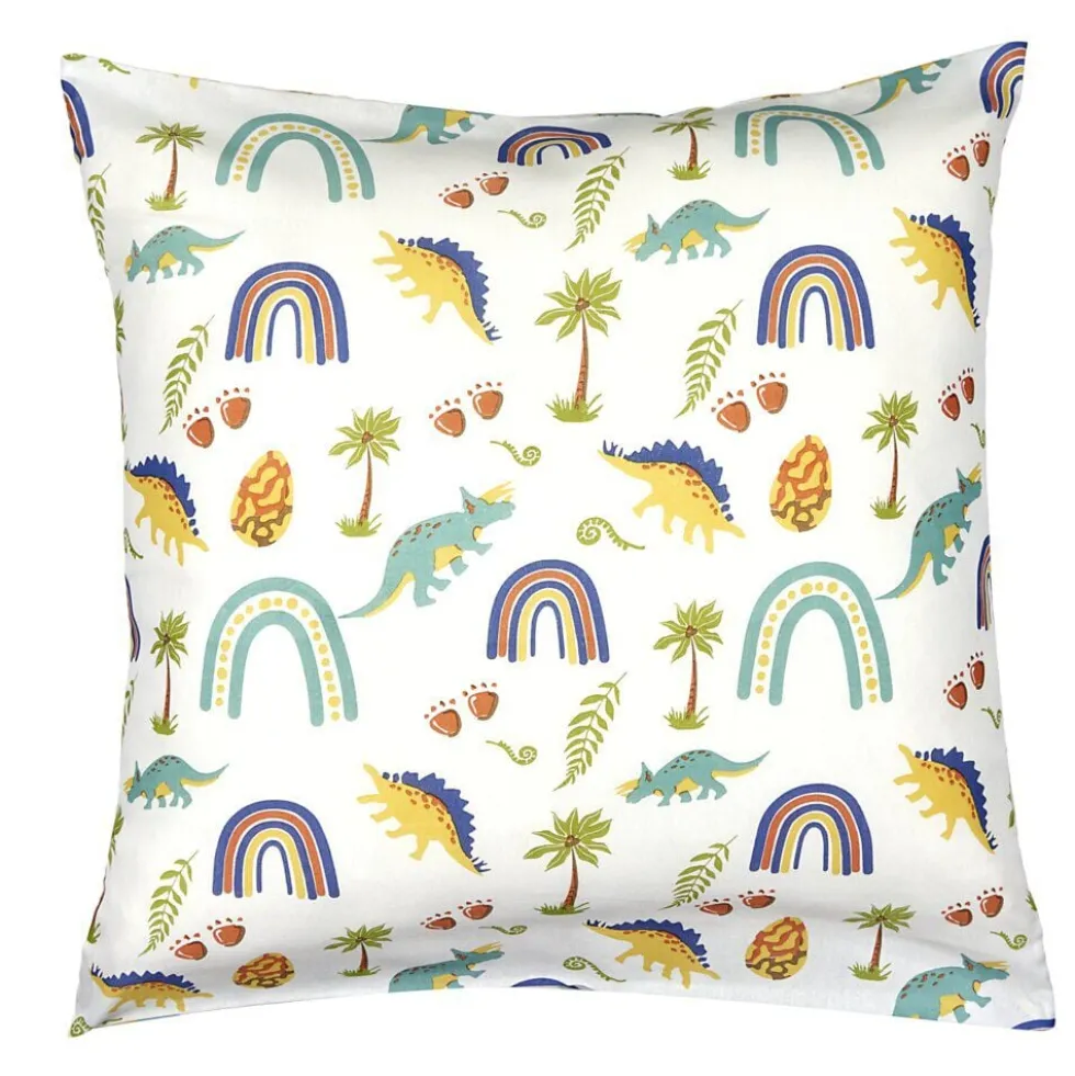 Taie d'oreiller polycoton motif enfant 63x63cm (plusieurs modèles)