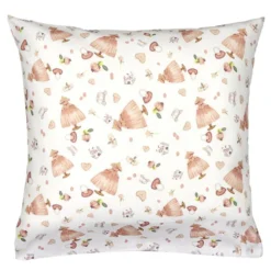 Taie d'oreiller polycoton motif enfant 63x63cm (plusieurs modèles)
