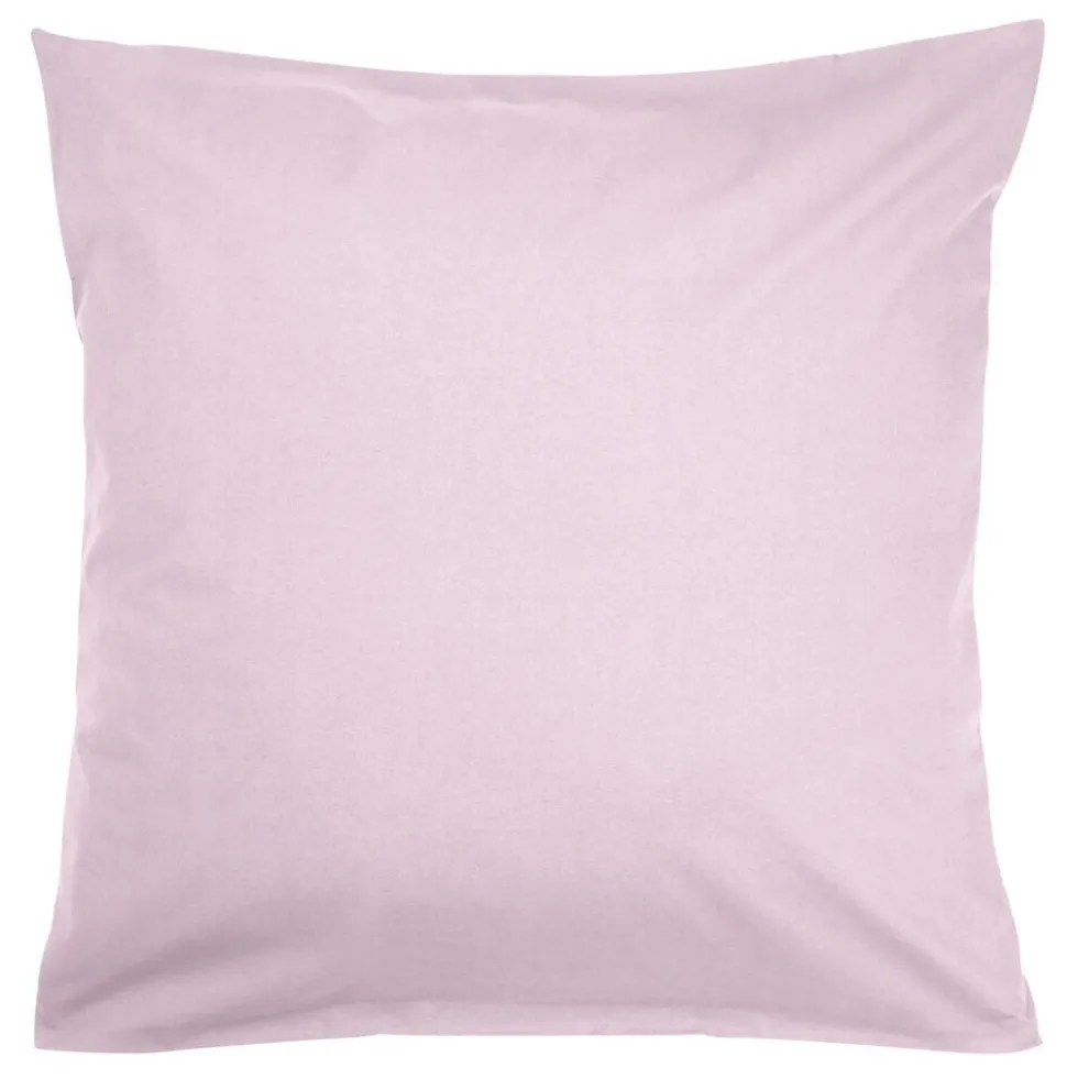 Taie d'oreiller polycoton uni 53x73cm