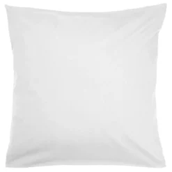 Taie d'oreiller polycoton uni 53x73cm