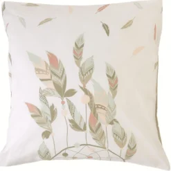 Taie d'oreiller x2 coton 63x63cm (plusieurs modèles)
