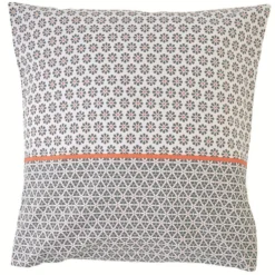 Taie d'oreiller x2 coton 63x63cm (plusieurs modèles)