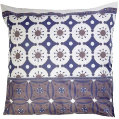 Taie d'oreiller x2 coton 63x63cm (plusieurs modèles)