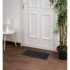 Tapis d'entrée intérieur anti-dérapant gris 40x60cm
