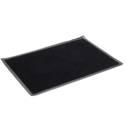 Tapis d'entrée rectangulaire antidérapant absorbant polyester et PVC (3 modèles)