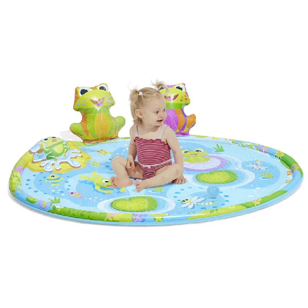 Tapis gonflable avec jets d'eau enfant