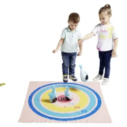 Tapis jeu de cible XL avec requins 1x1m