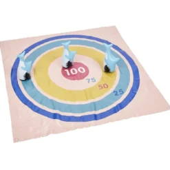 Tapis jeu de cible XL avec requins 1x1m