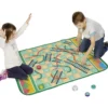 Tapis jeu des serpents XL avec pions et dé 130x93cm