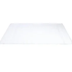 Tapis salle de bain coton blanc 70x40cm