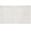 Tapis salle de bain coton relief uni beige 80x50cm