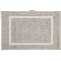 Tapis salle de bain coton taupe 40x70cm