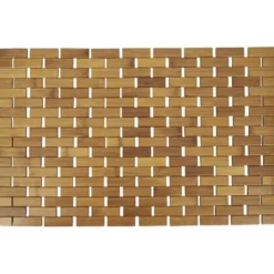 Tapis salle de bain en bambou segments 40x60cm