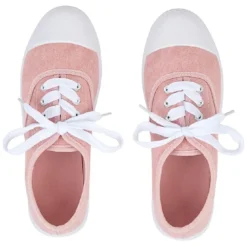 Tennis en toile rose T36