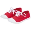 Tennis en toile rouge T37