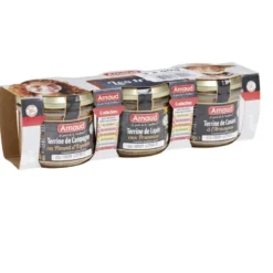 Terrine 3x90gr piment d'espelette + lapin + canard origine France