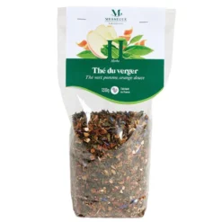 Thé du verger Mességué thé vert pomme orange douce sachet vrac 130gr
