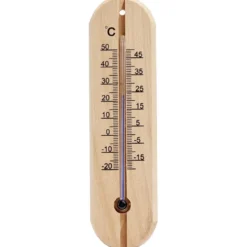 Thermomètre en bois L15cm