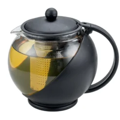 Théière en verre 1,2L avec infuseur en inox