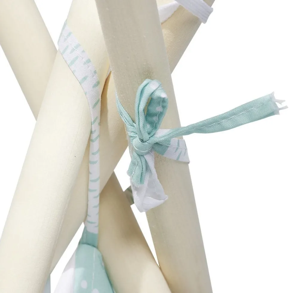 Tipi Dream polyester bleu nuage - L120xP120xH160 cm