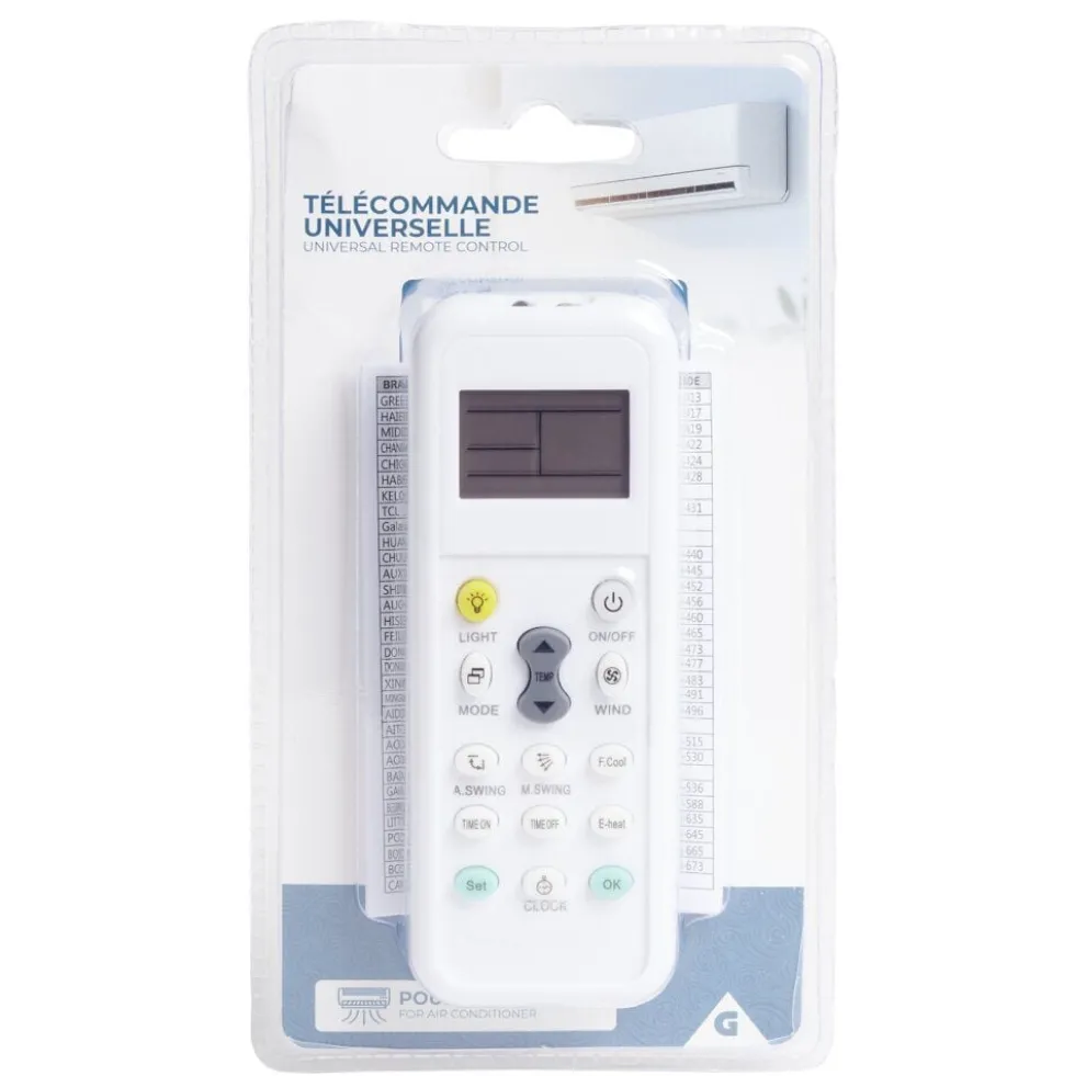 Télécommande universelle climatiseur
