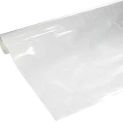 Toile cirée blanche pailletée L140 cm