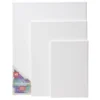 Toile à peindre blanche x3 sur châssis bois 3 tailles (20x30/30x40/40x50cm)